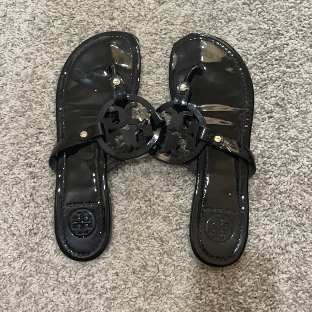 Tory Burch black sandals size 10